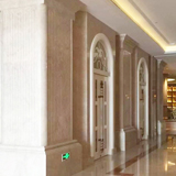 加州米黃、安琪米黃、米黃大理石,經典運用之一西寧新華聯索菲特大酒店